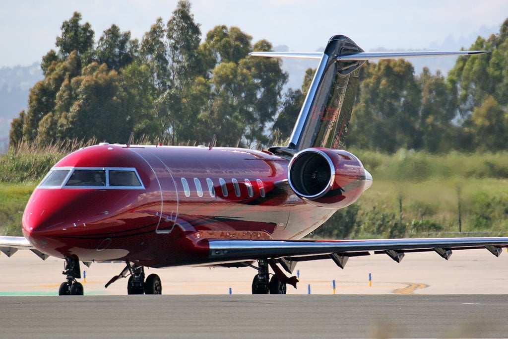 G-LDCH Bombardier Lewis Hamilton privéjet