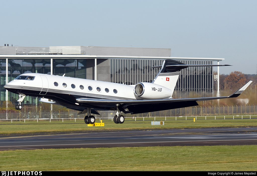 HB-JUF G650 Урс Шварценбах