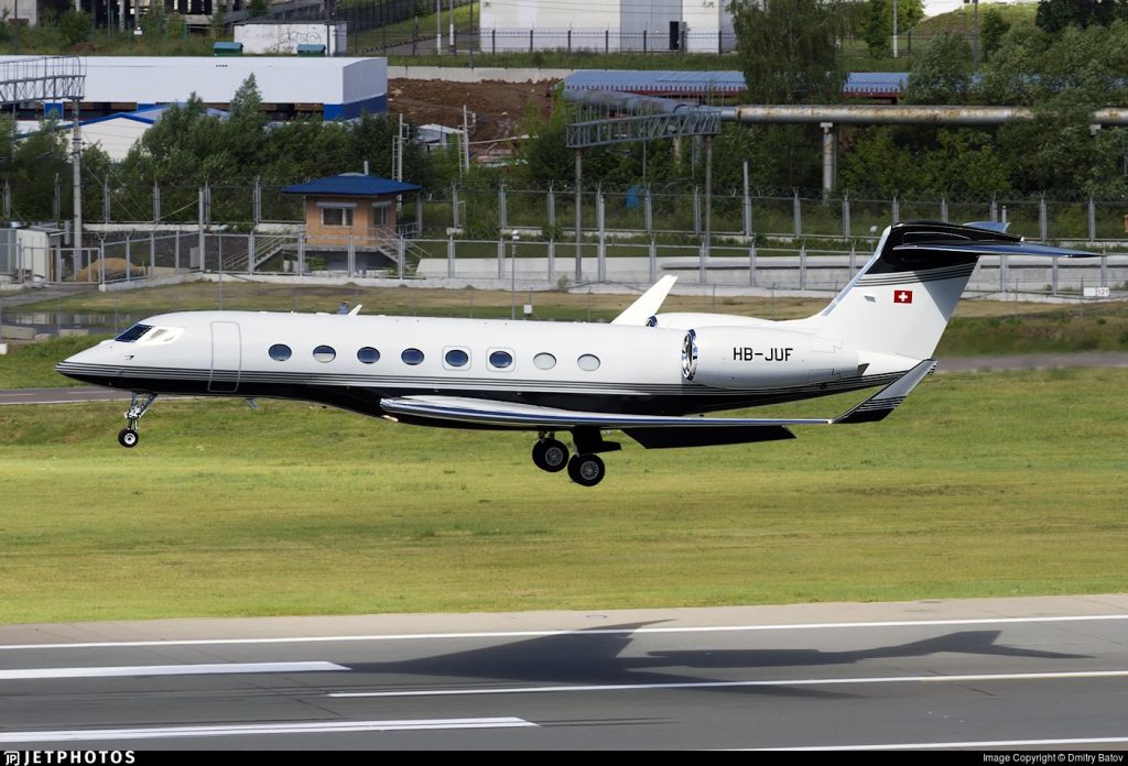 HB-JUF G650 أورس شوارزنباخ