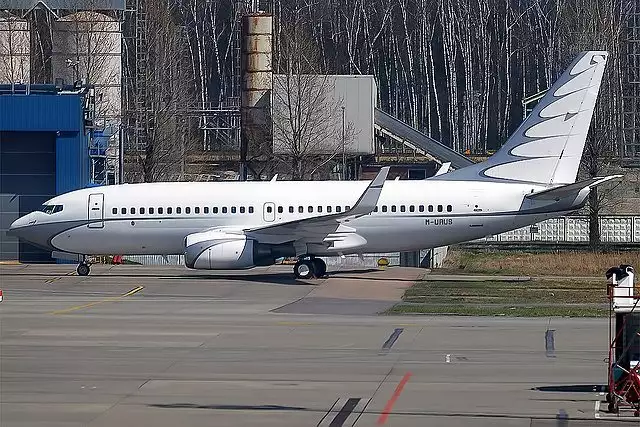 M-URUS – B737 BBJ – Rustem Teregulov – jet privé