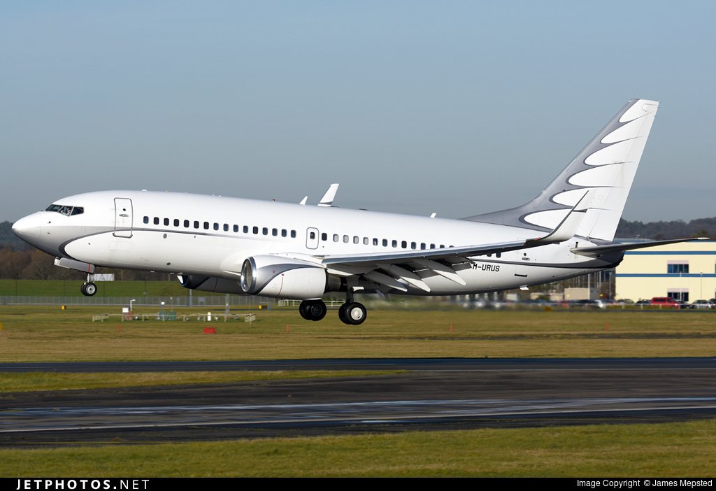 M-URUS – B737 BBJ – Rustem Teregulov – jet privado