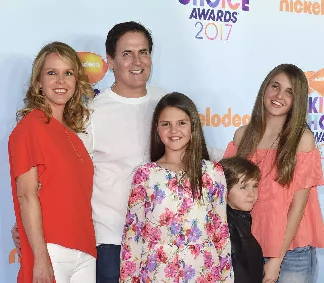 Mark Cuban, Tiffany Stewart, Alyssa Cuban, Alexis Sofia Cuban, Jake Cuban