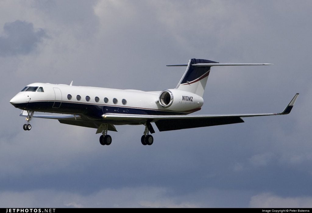 N10MZ G550 Mortimer Zuckerman private jet