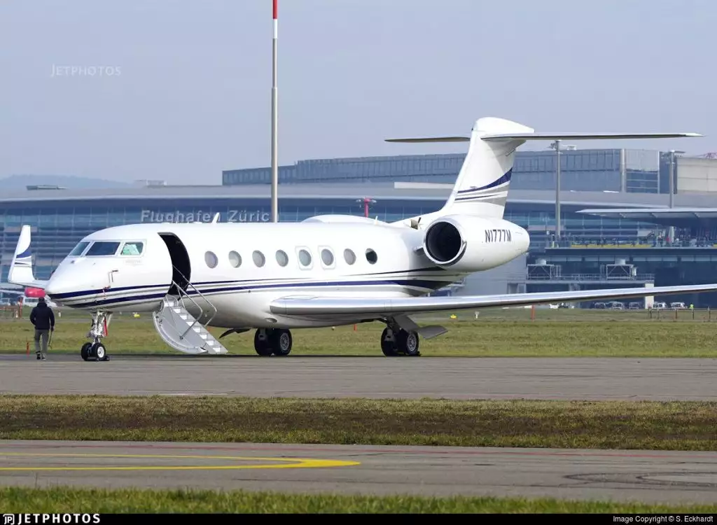 Jet privato N1777M Gulfstream G650 Juan Carlos Mas