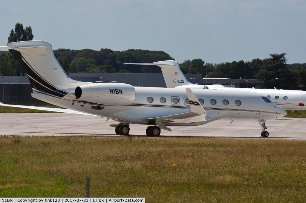 N1BN G550 James Clark private jet