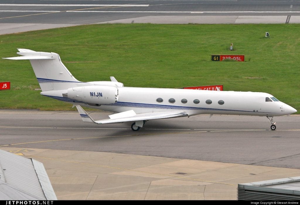 N1JN G-IV Jack Niklaus private jet