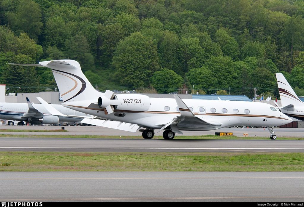 N271DV G650 Jeff Bezos