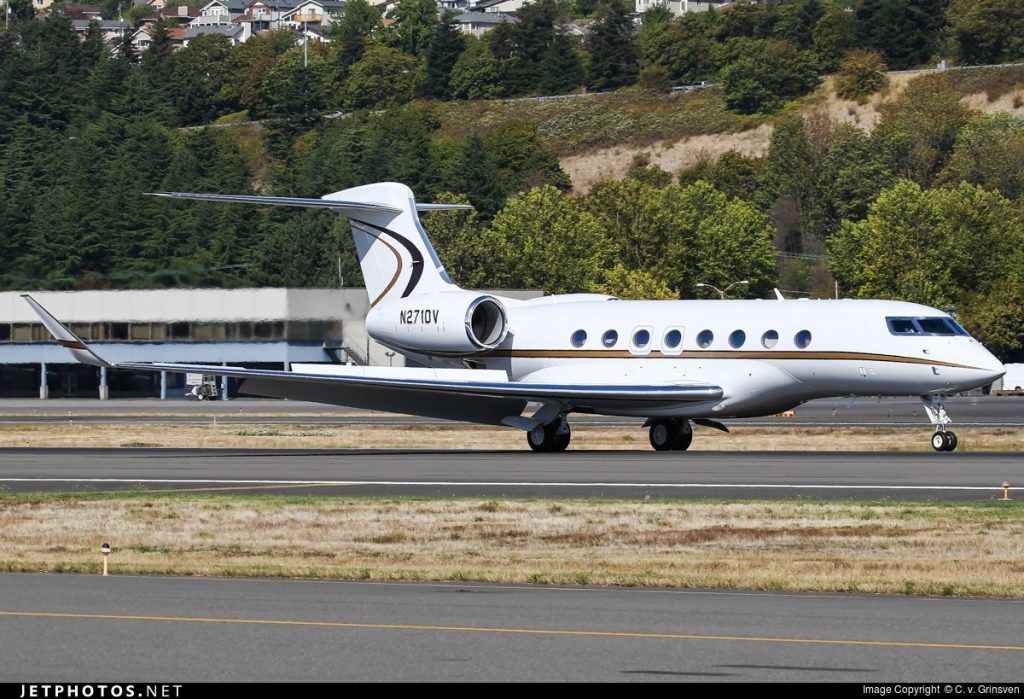 N271DV G650Jeff Bezos