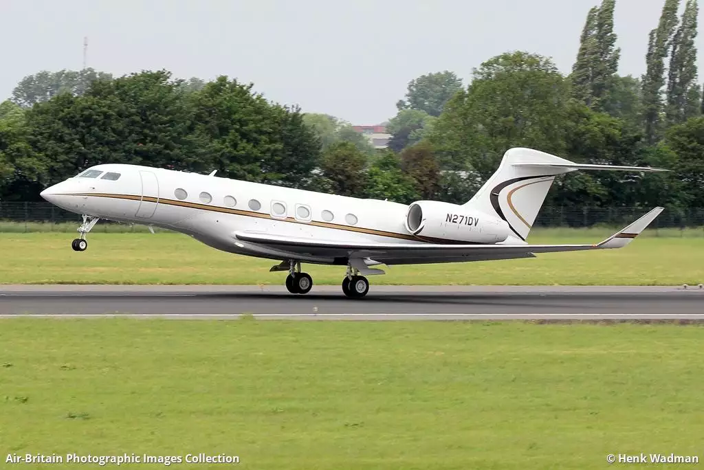 Jet privato N271DV G650 Jeff Bezos