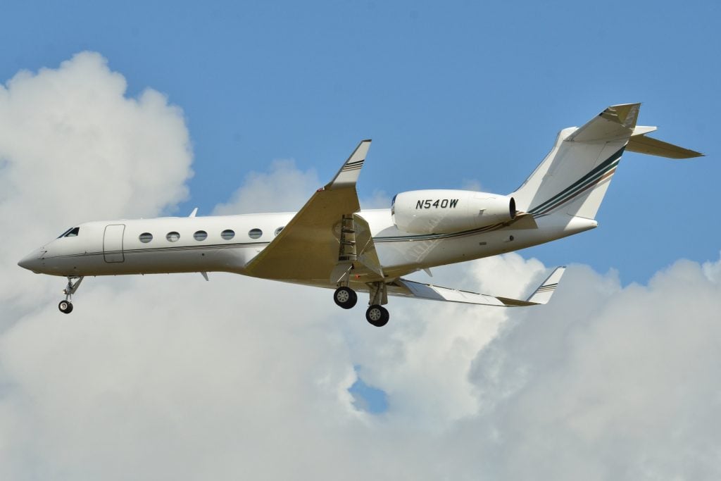N540W G550 Oprah Winfrey avión privado