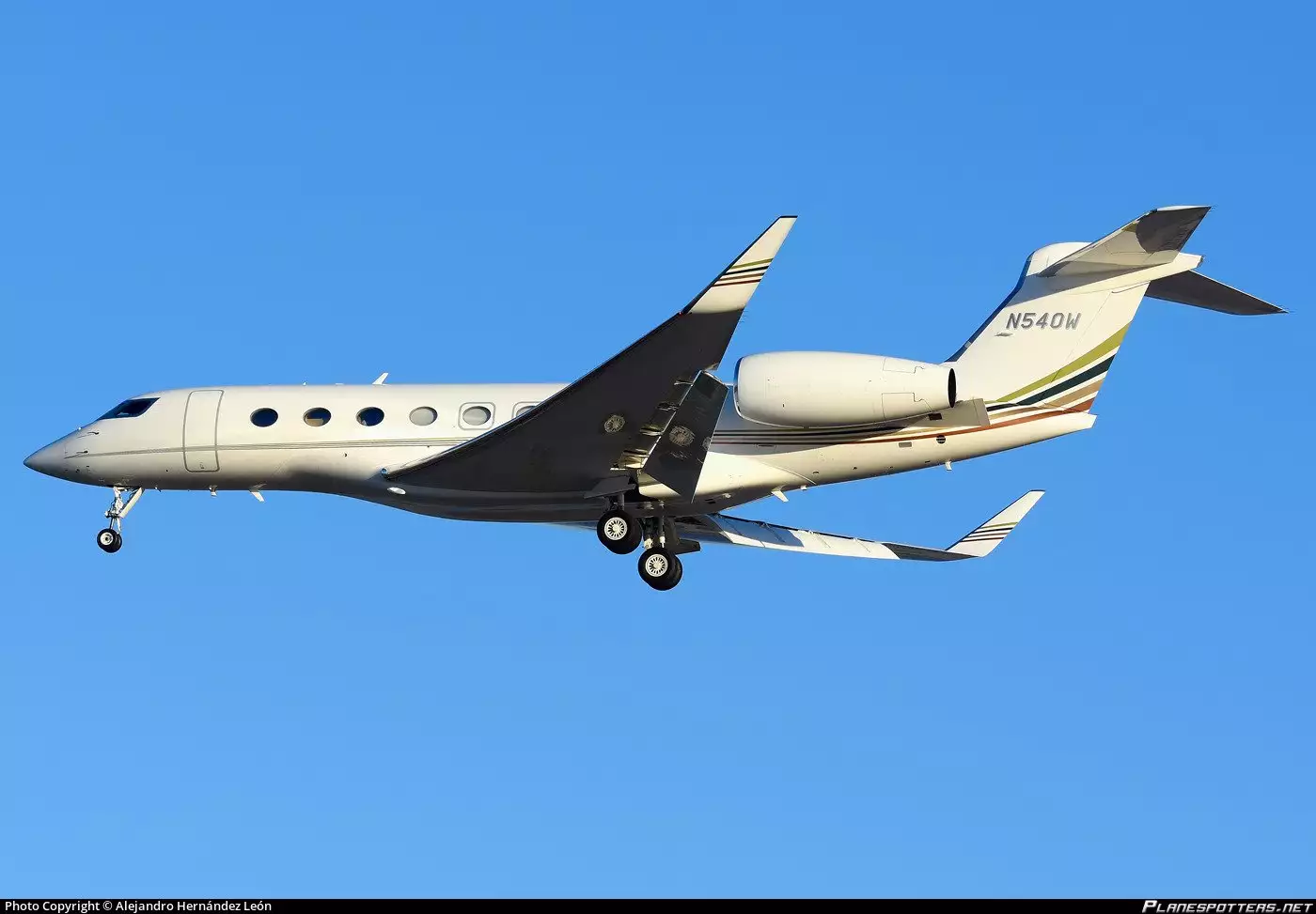 N540W G550 Частный самолет Опры Уинфри