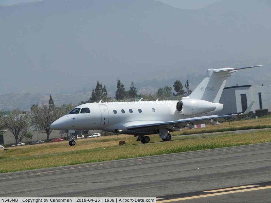 N545MB Embraer Джон Миллер