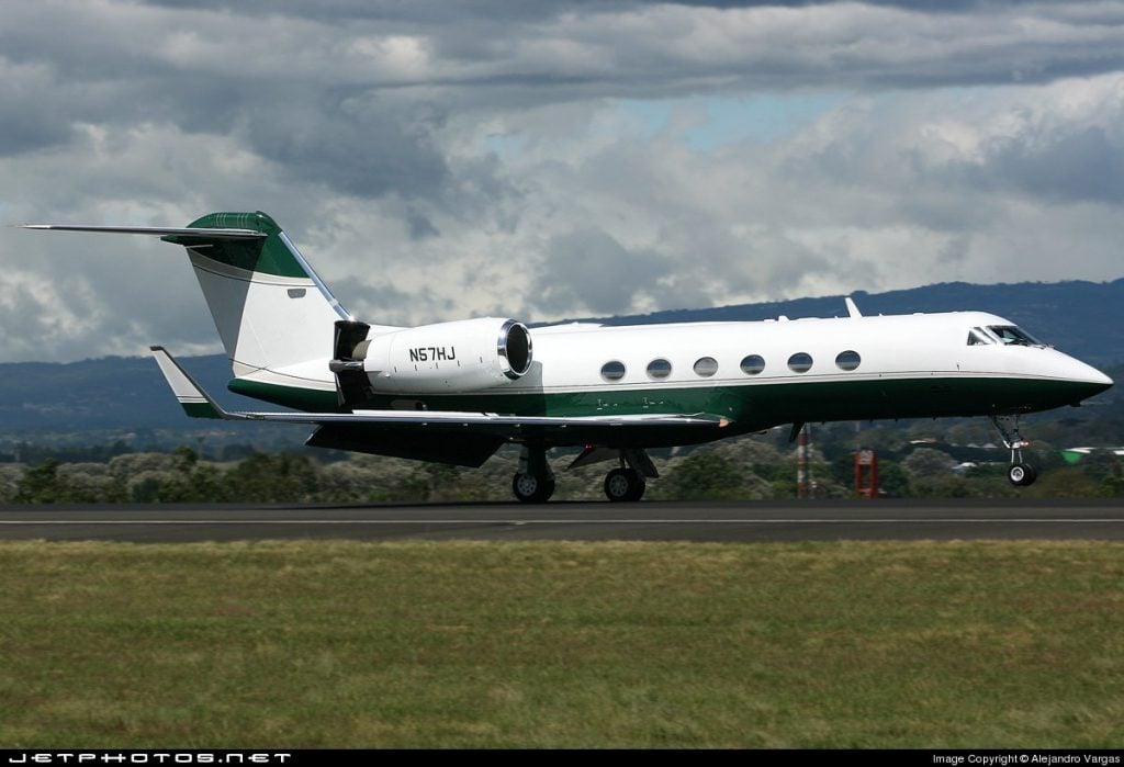 N57HJ Gulfstream G-IV John Kerry private jet 