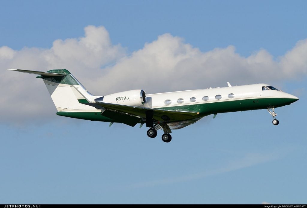 N57HJ Gulfstream G-IV John Kerry private jet 
