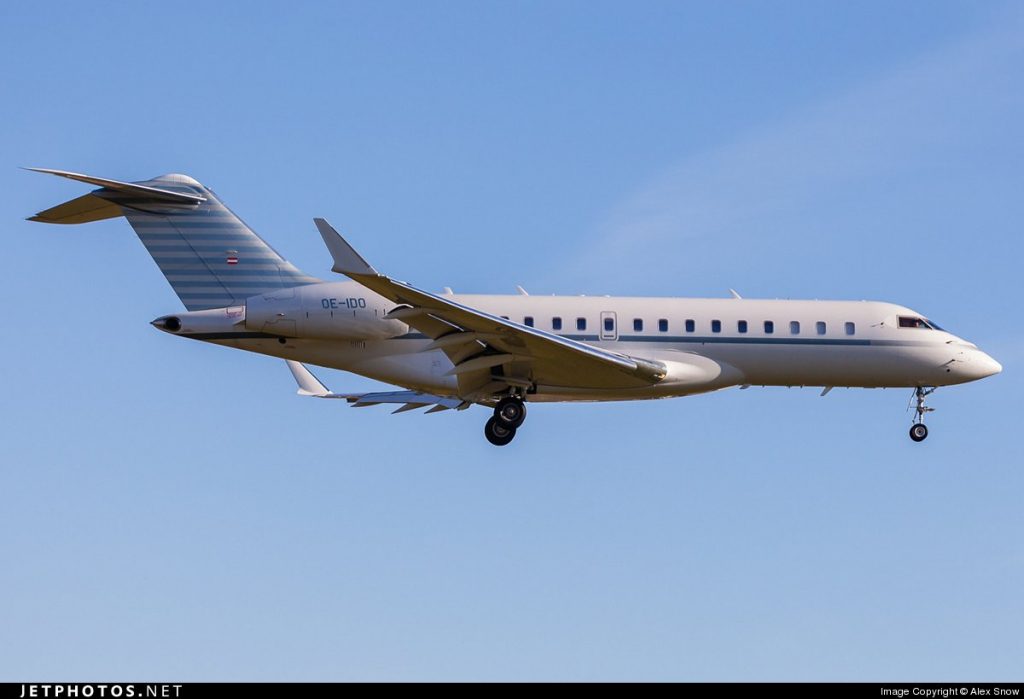 OE-IDO Bombardier Viktor Pinchuk jet privado