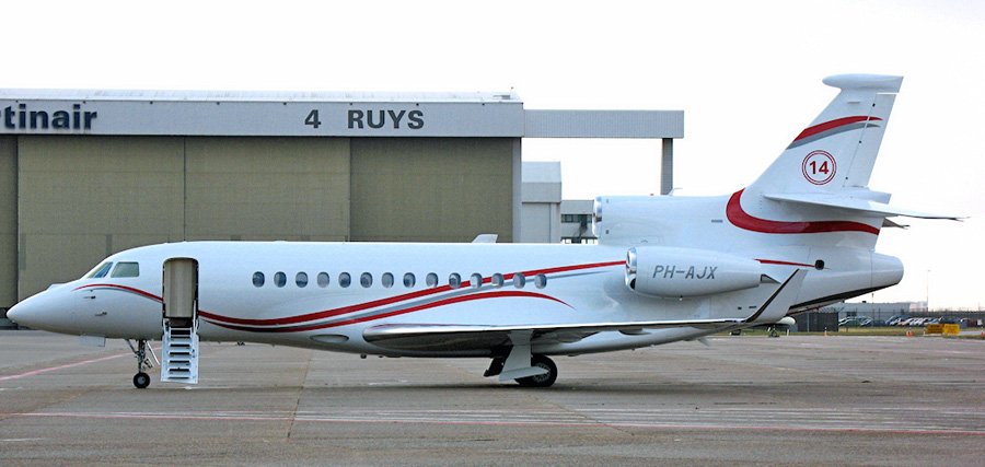 PH-AJX Falcon 7X Verwelius