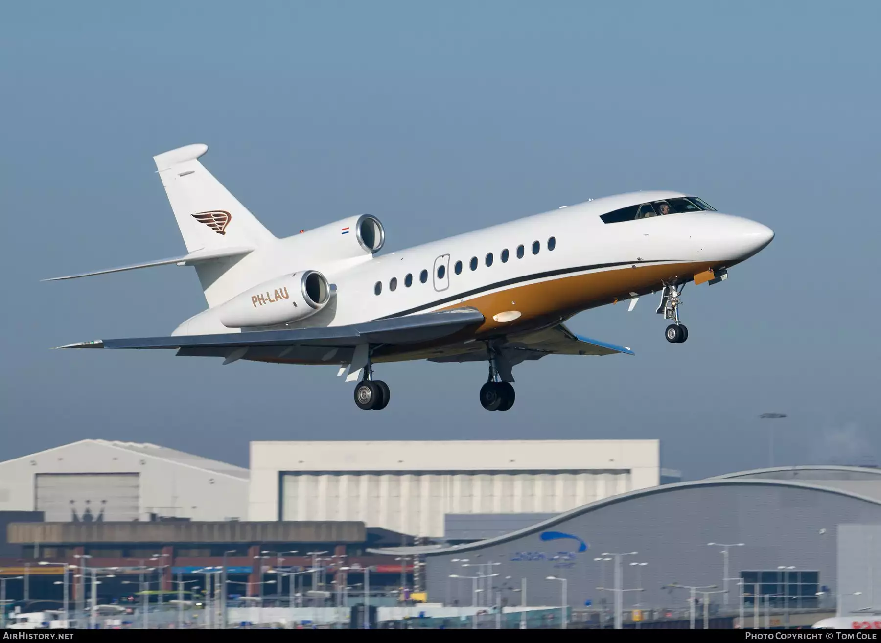 PH-LAU Falcon 900EX Лоренс Хомпес