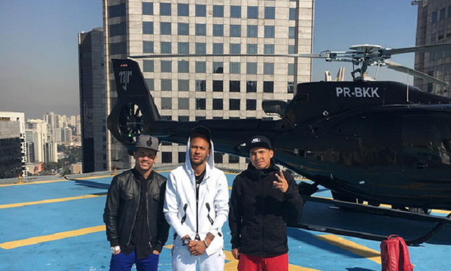 PR-BKK Neymar helicopter