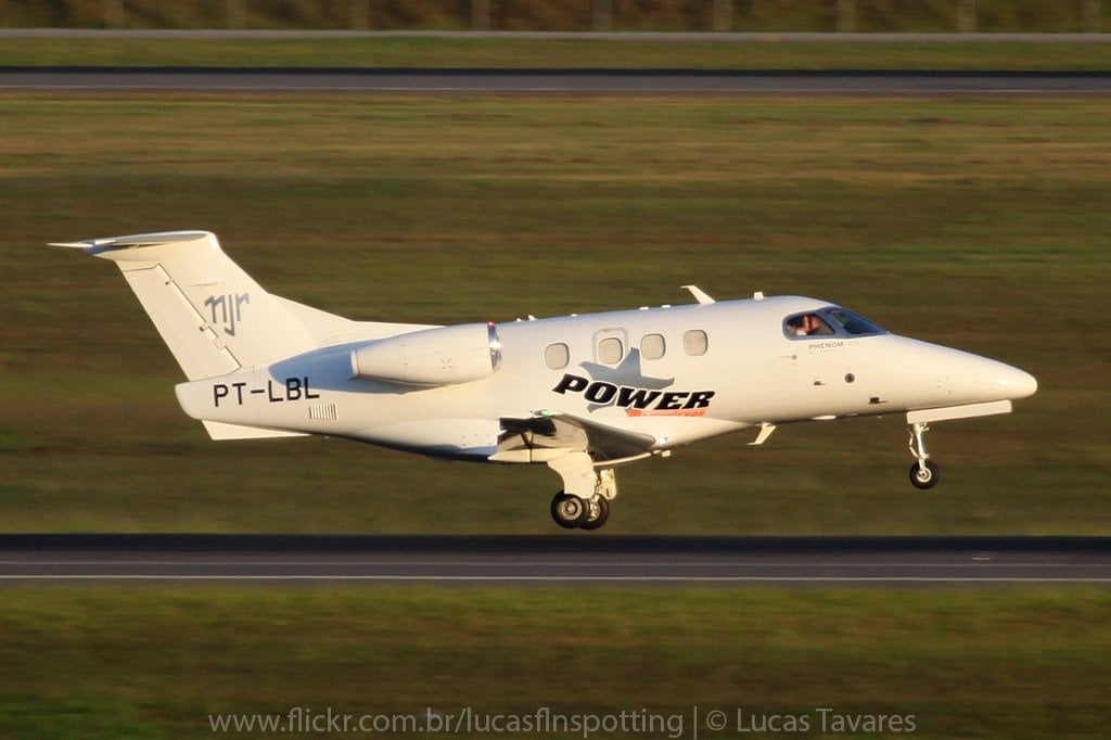 PT-LBL Embraer El avión privado Phenom Neymar