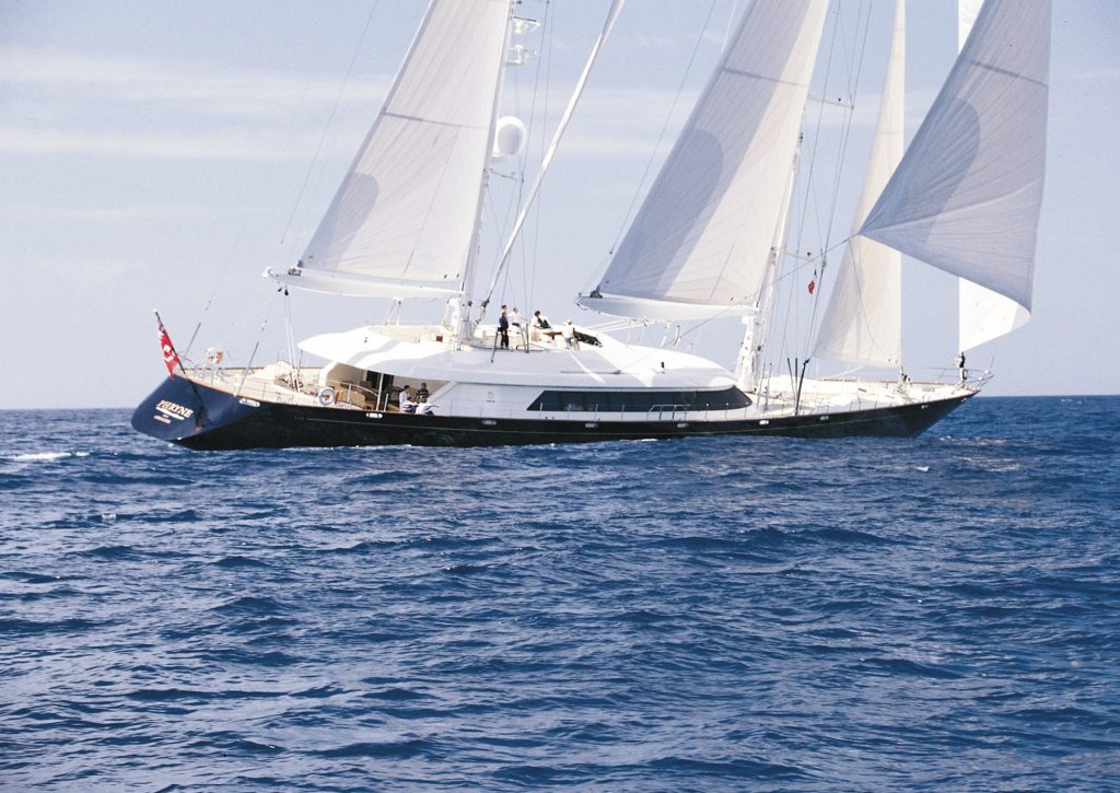 Segelyacht ROCK AND ROLL • Perini Navi • 1999 • Ehemaliger Eigner Urs Schwarzenbach