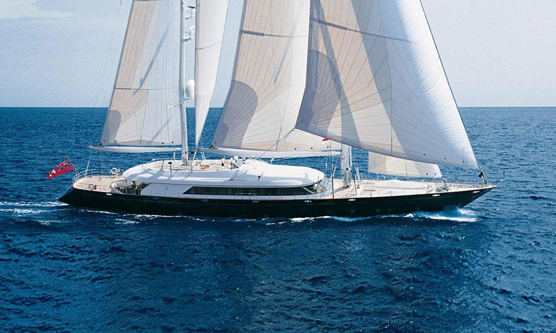 Yate de vela ROCK AND ROLL • Perini Navi • 1999 • Antiguo propietario Urs Schwarzenbach