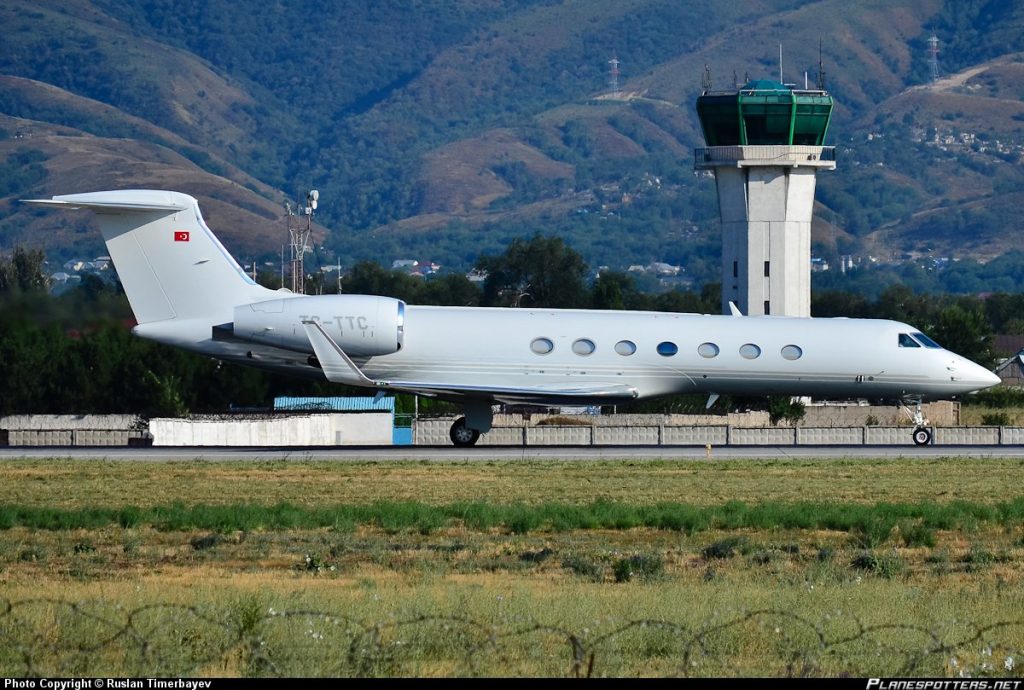 TC-TTC G550 Turgay Ciner özel jeti 