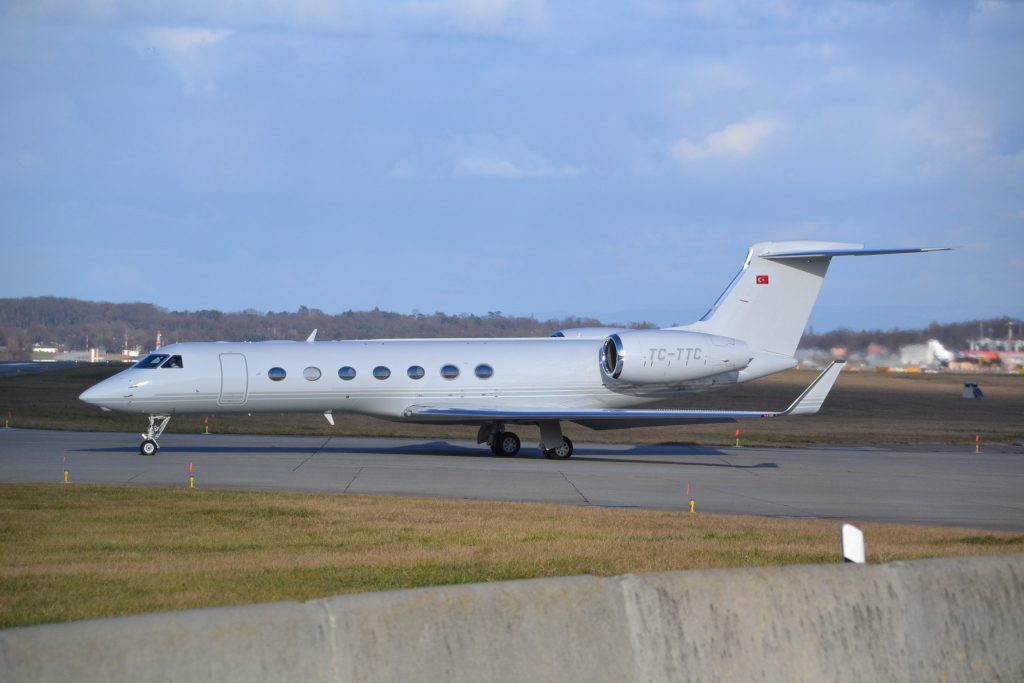 TC-TTC G550 Turgay Ciner özel jeti 