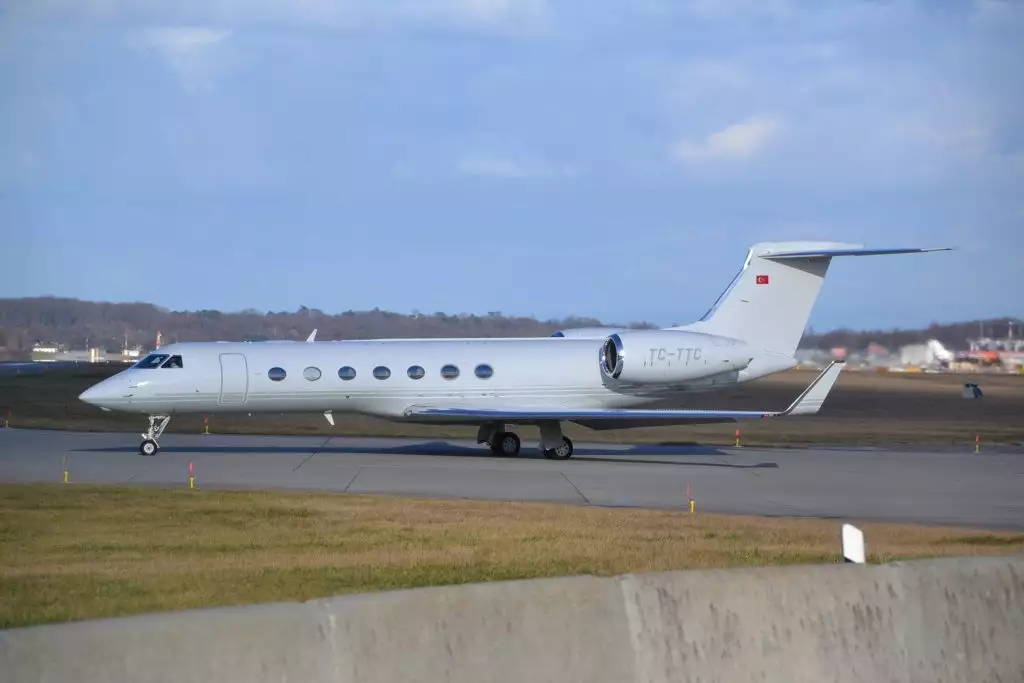 Jet privé TC-TTC G550 Turgay Ciner 