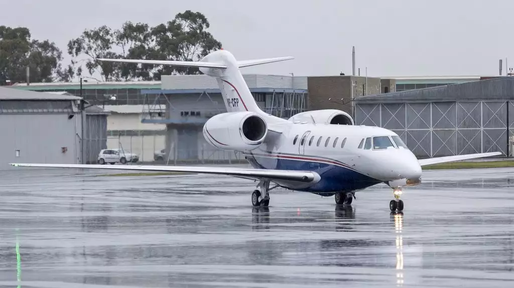 VP-CFP Cessna Citazione Jet privato Clive Palmer