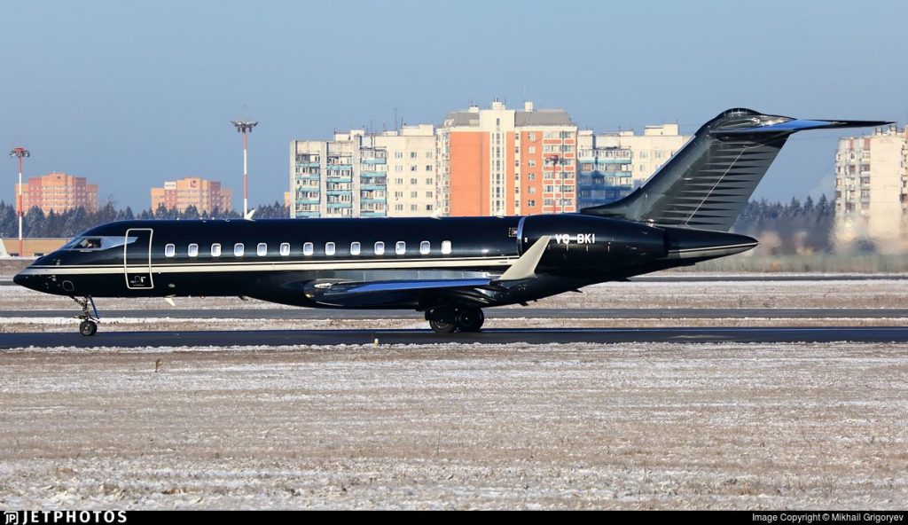 VQ-BKI Bombardier G6000 Igor Kesaev