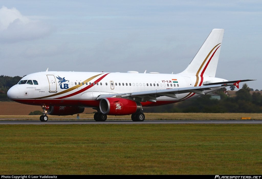 VT-VJM A319 Vijay Mallya jet privado 