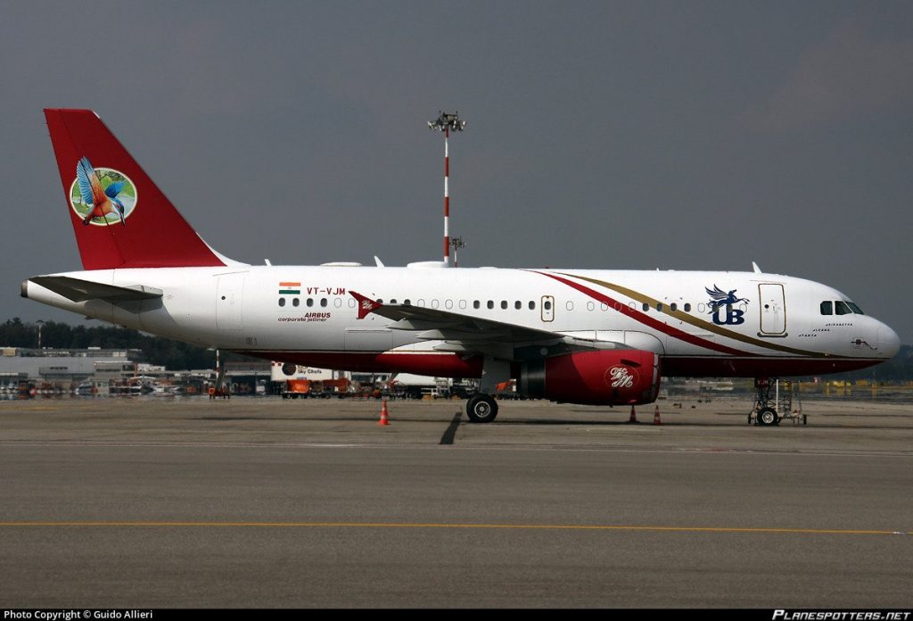 طائرة خاصة VT-VJM A319 فيجاي ماليا 