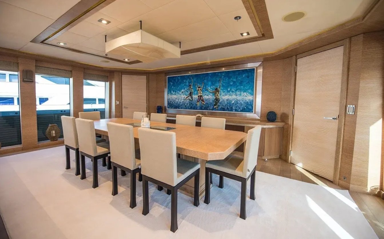 Palmer Johnson yacht Norma Jean intérieur