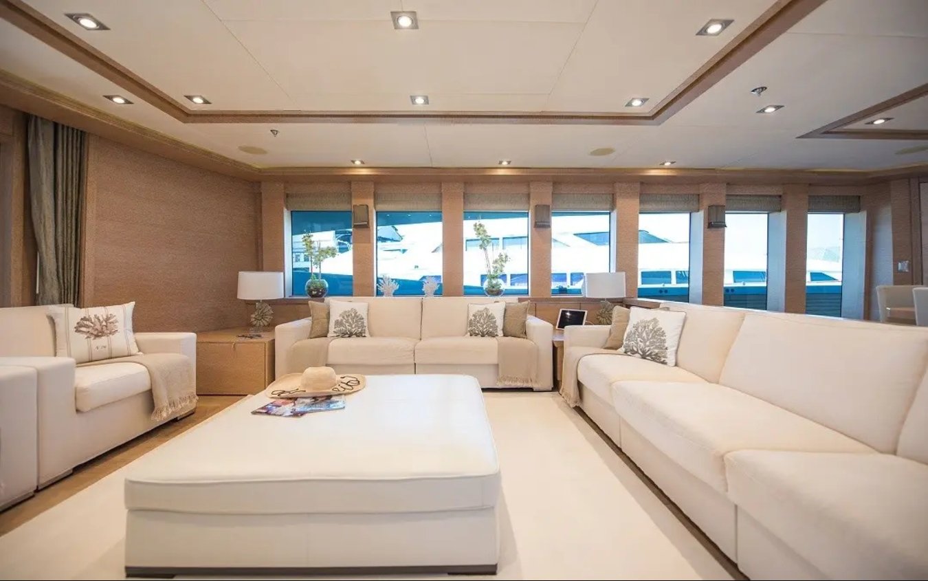 Palmer Johnson yacht Norma Jean interior