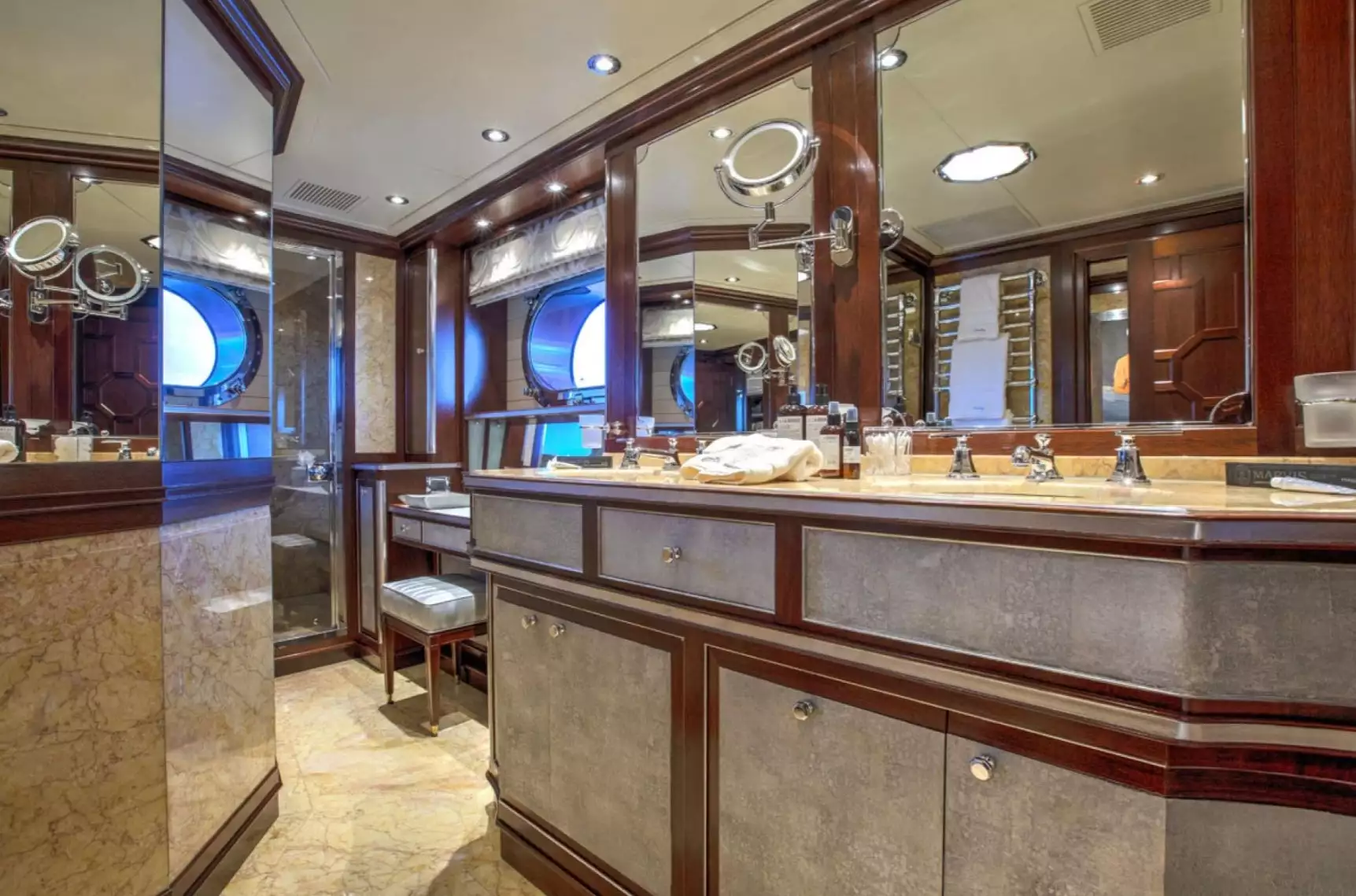 sailing yacht Blush interior