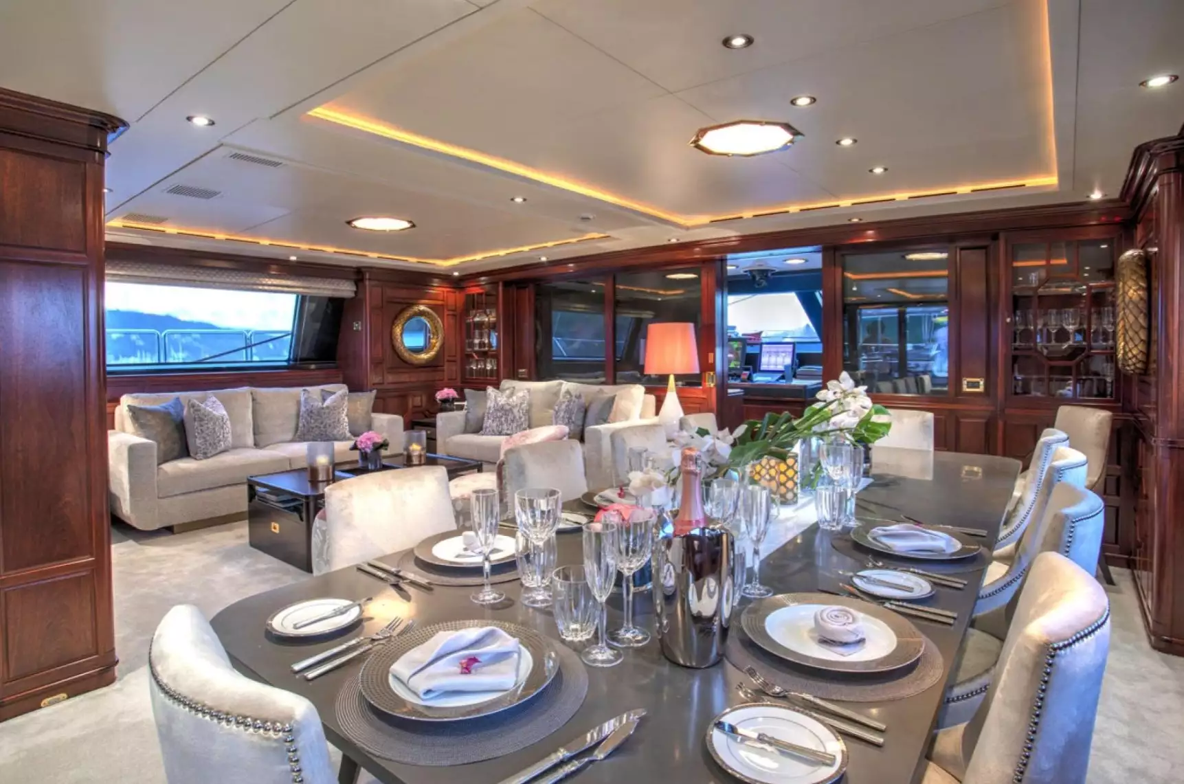 yacht à voile Blush interior