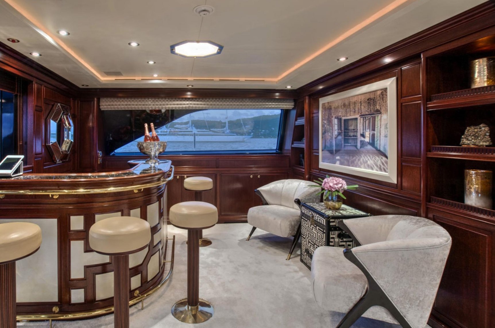 sailing yacht Blush interior