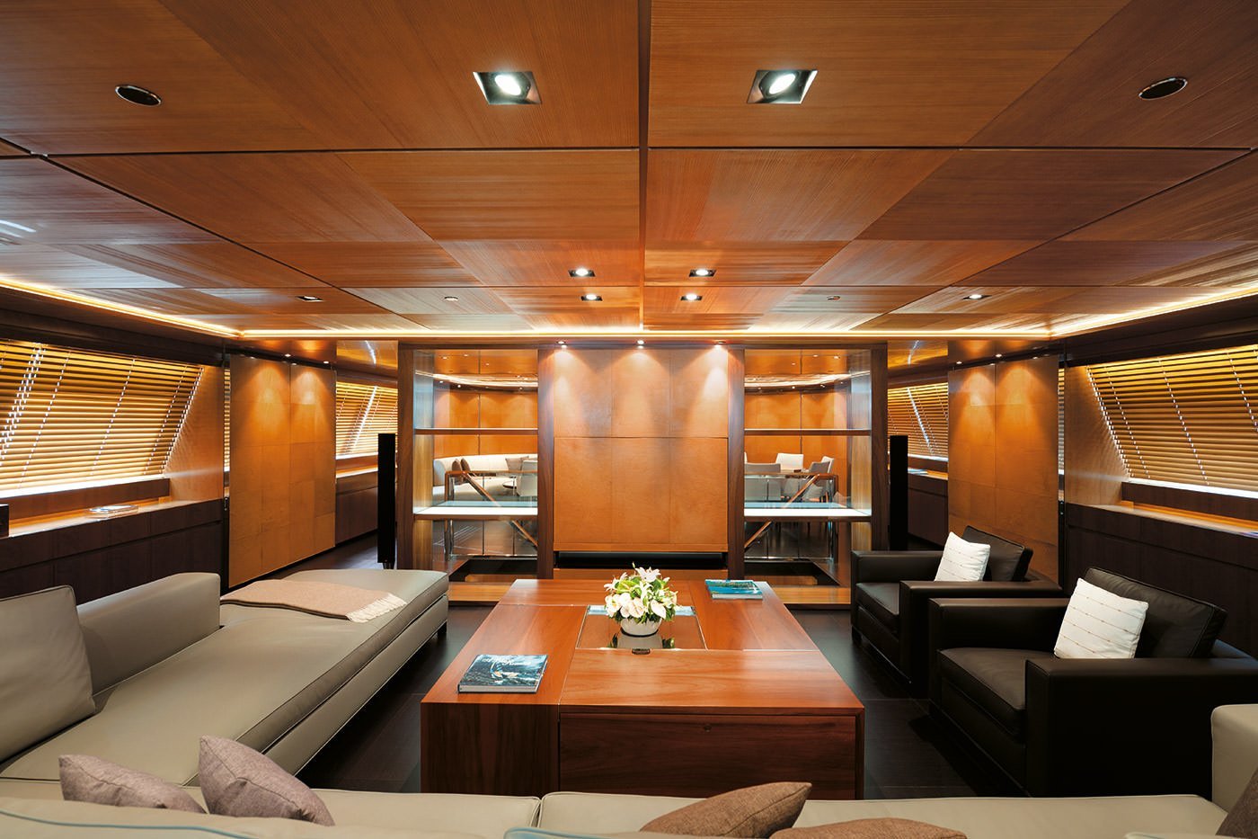 yacht à voile Melek intérieur