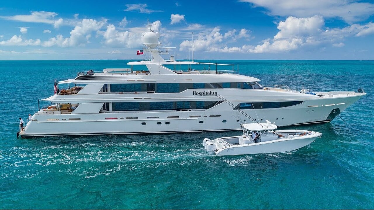 mega yacht hospitality