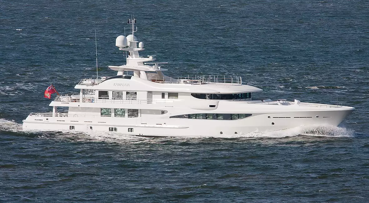 who owns the yacht kamalaya