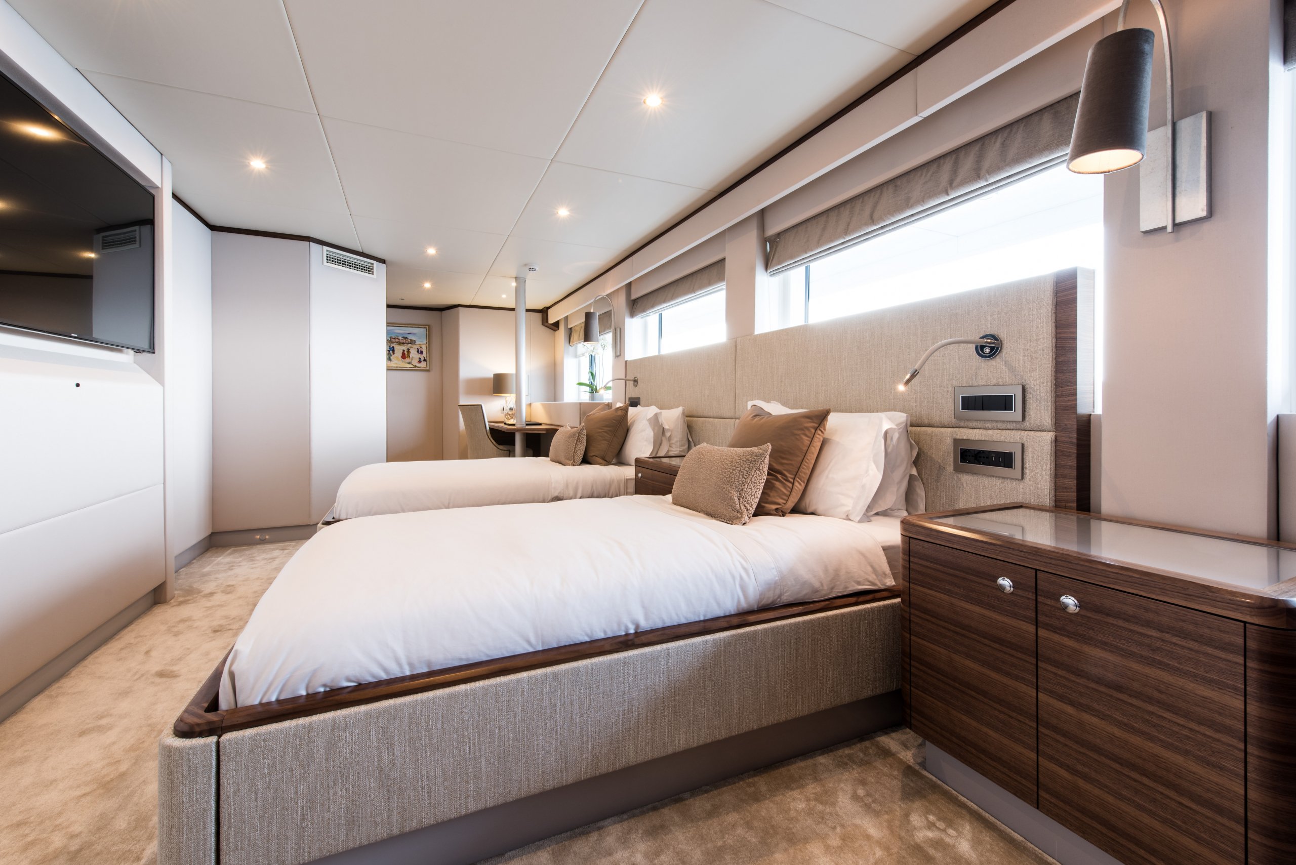 yacht Lady A interior