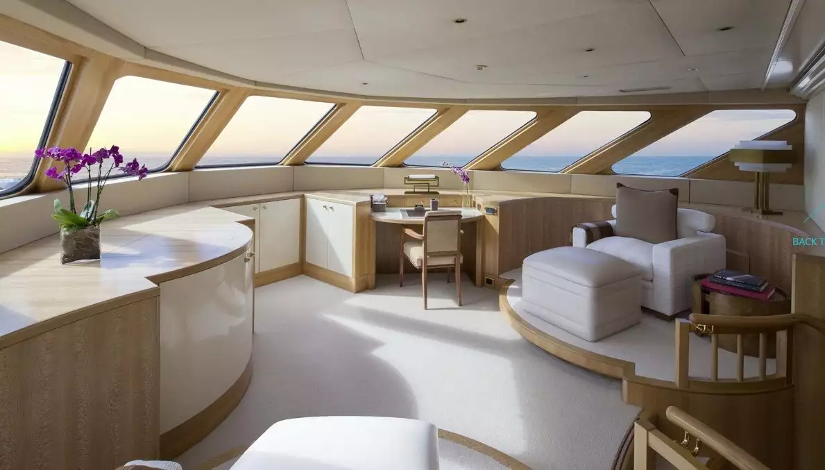 yacht Lazy Z intérieur