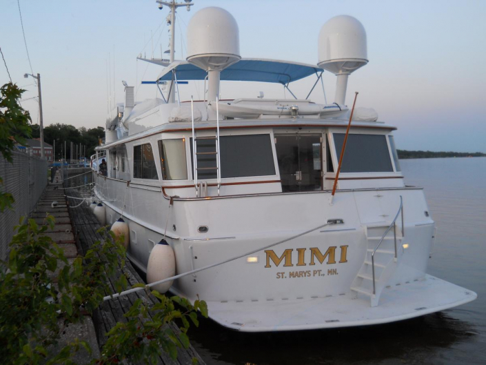 Inside MIMI Yacht • Burger Boat • 1977 • Value 5M • Owner Stanley Hubbard