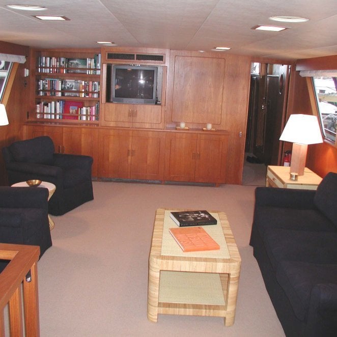 interno dell'yacht Mimì 