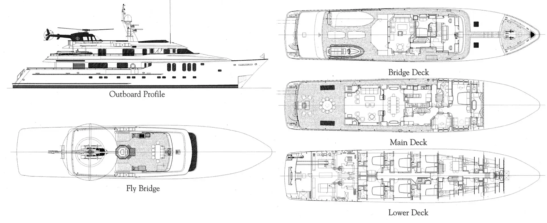 Innenraum der Pendennis-Yacht MOATIZE