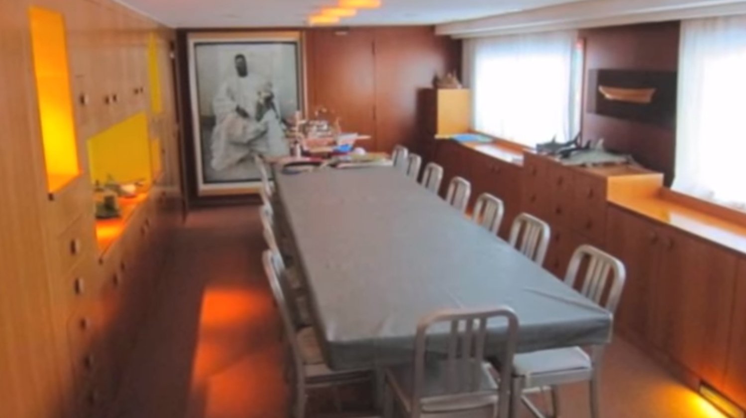 yacht My Brother Brancusi interior 