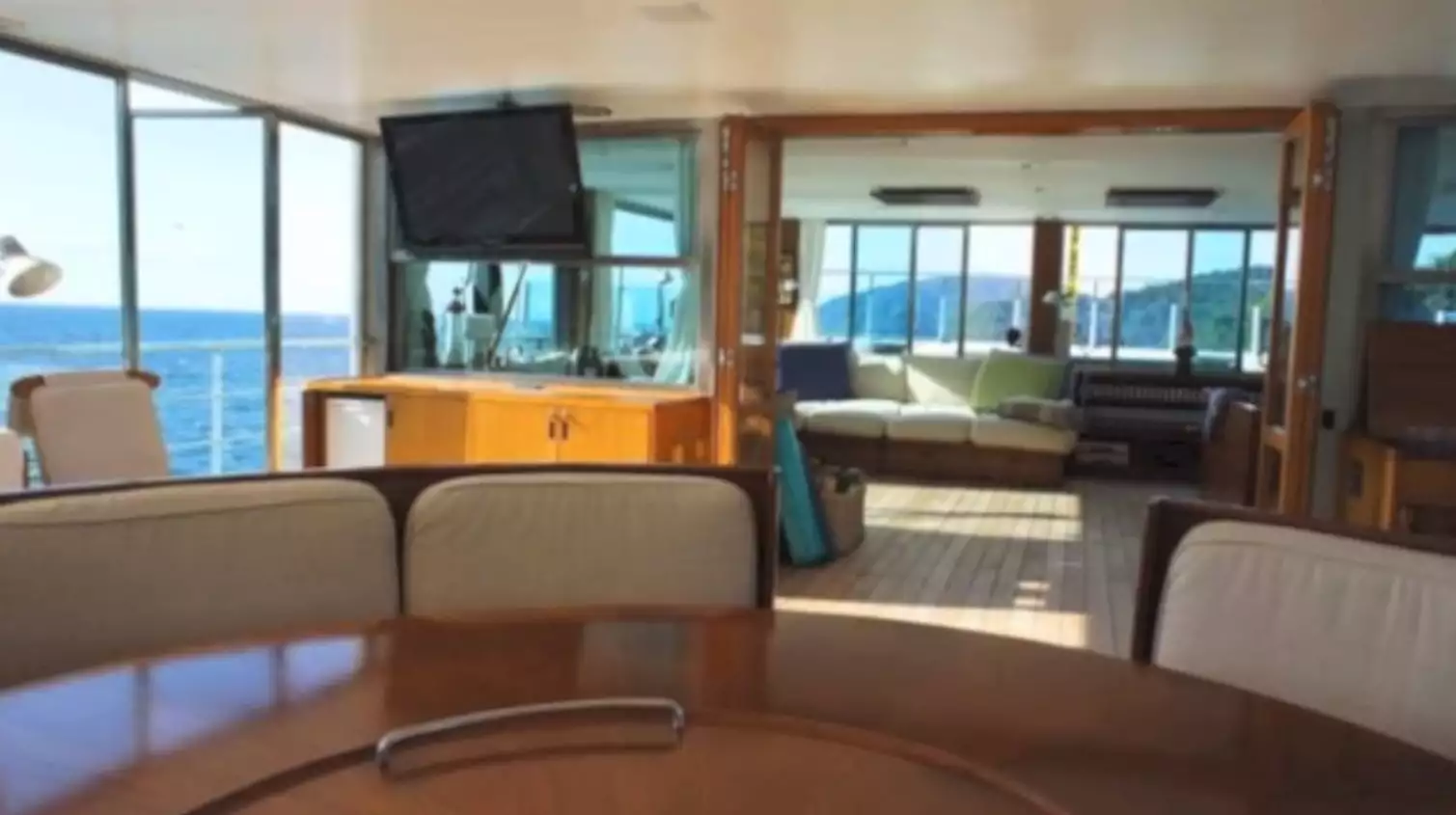 yacht My Brother Brancusi interior 