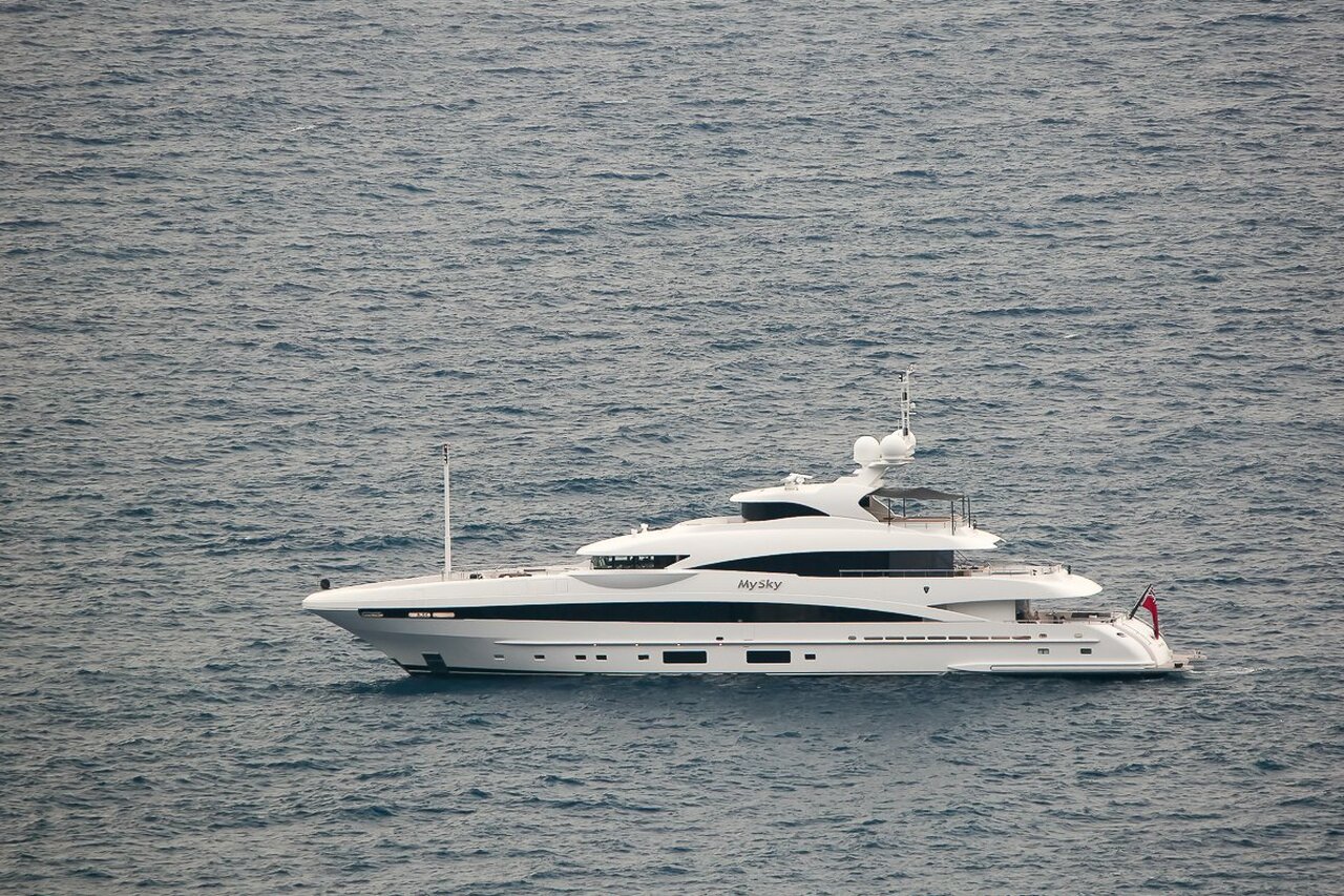 yacht My Sky – 51m – Heesen - owner Igor Kesaev