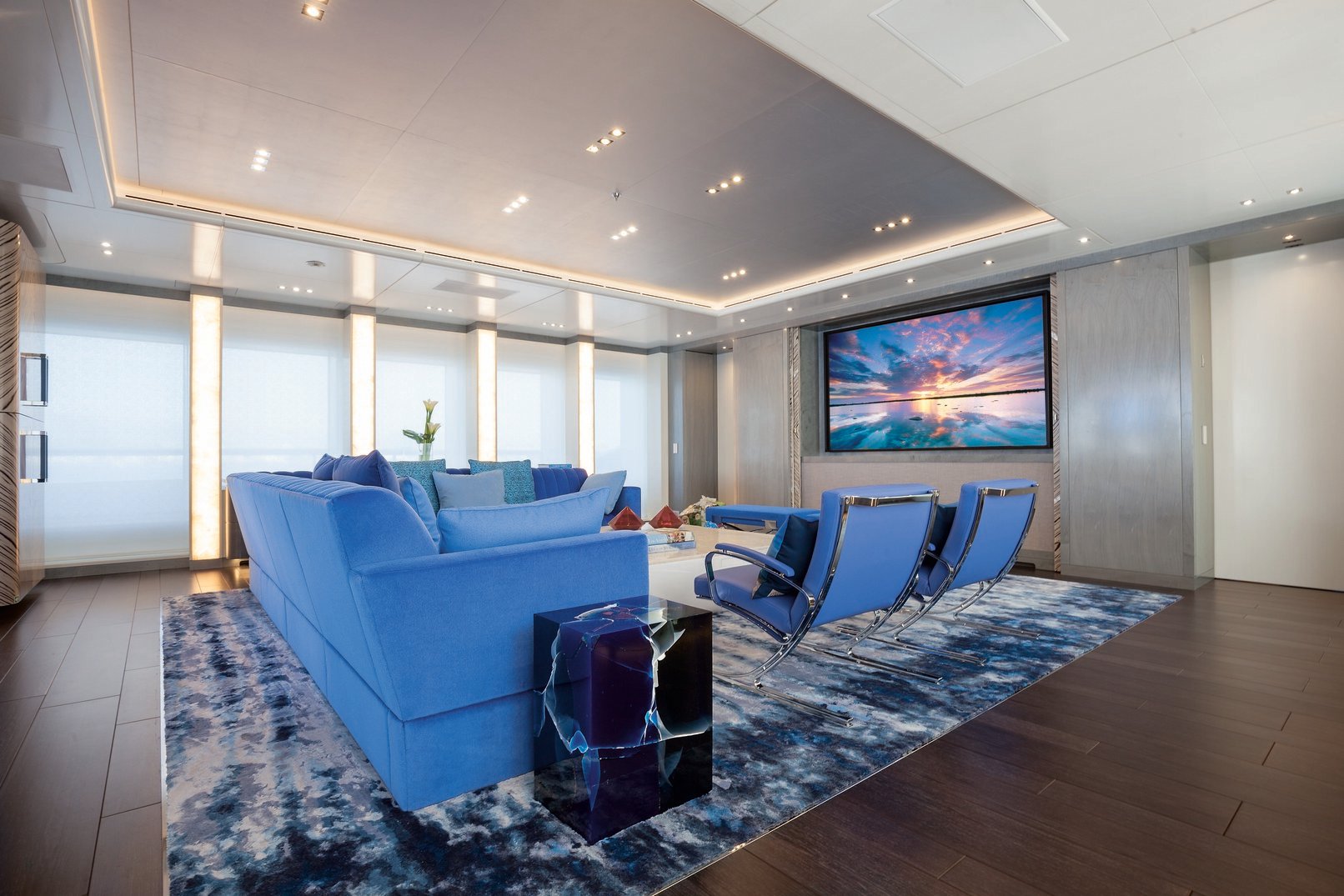 Intérieur du yacht Benetti Seasense 