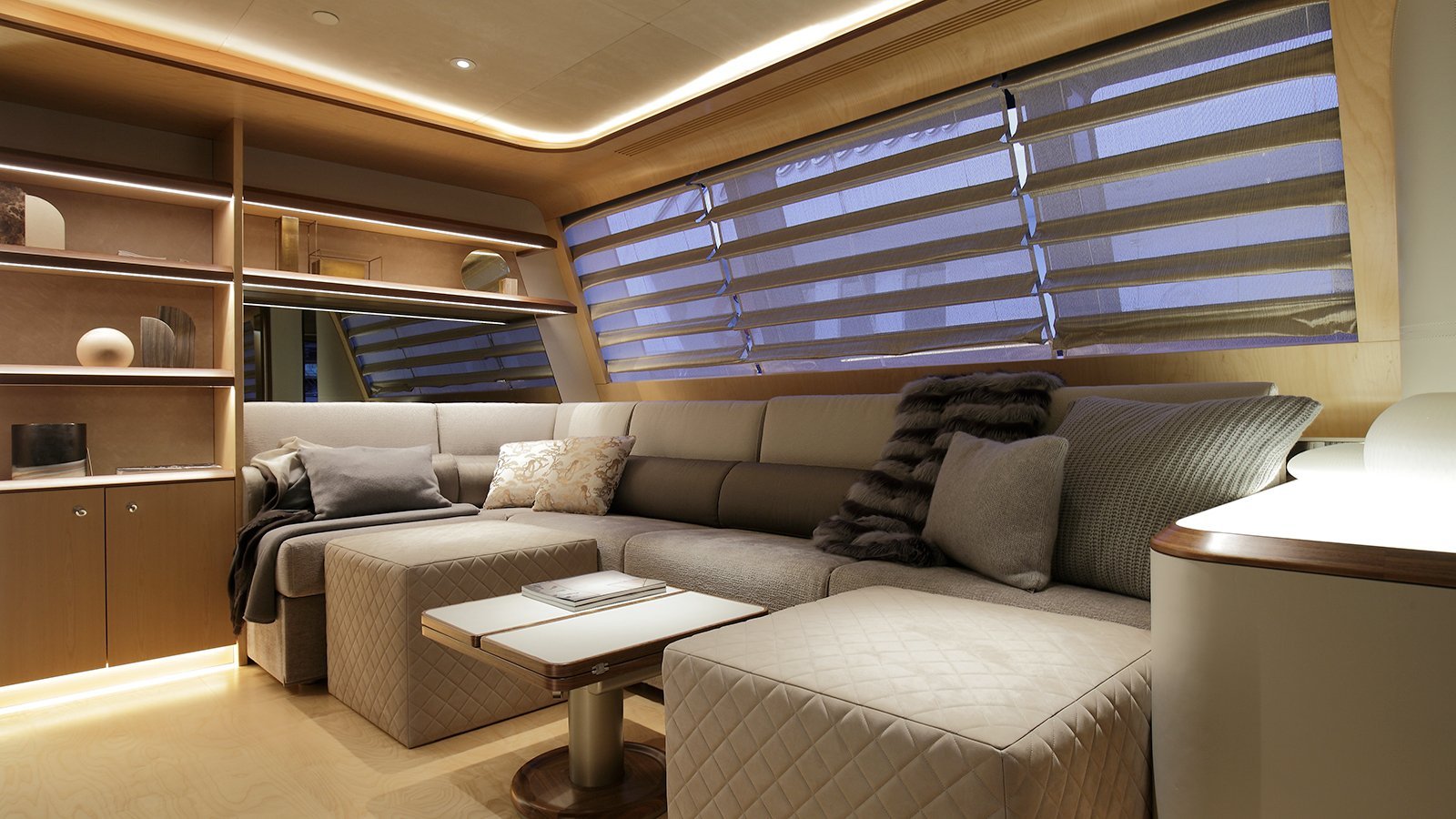 Perini Navi jacht Seven interieur 